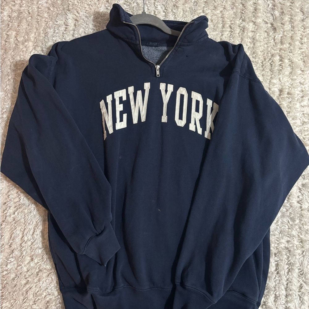 Navy Blue New York Pullover